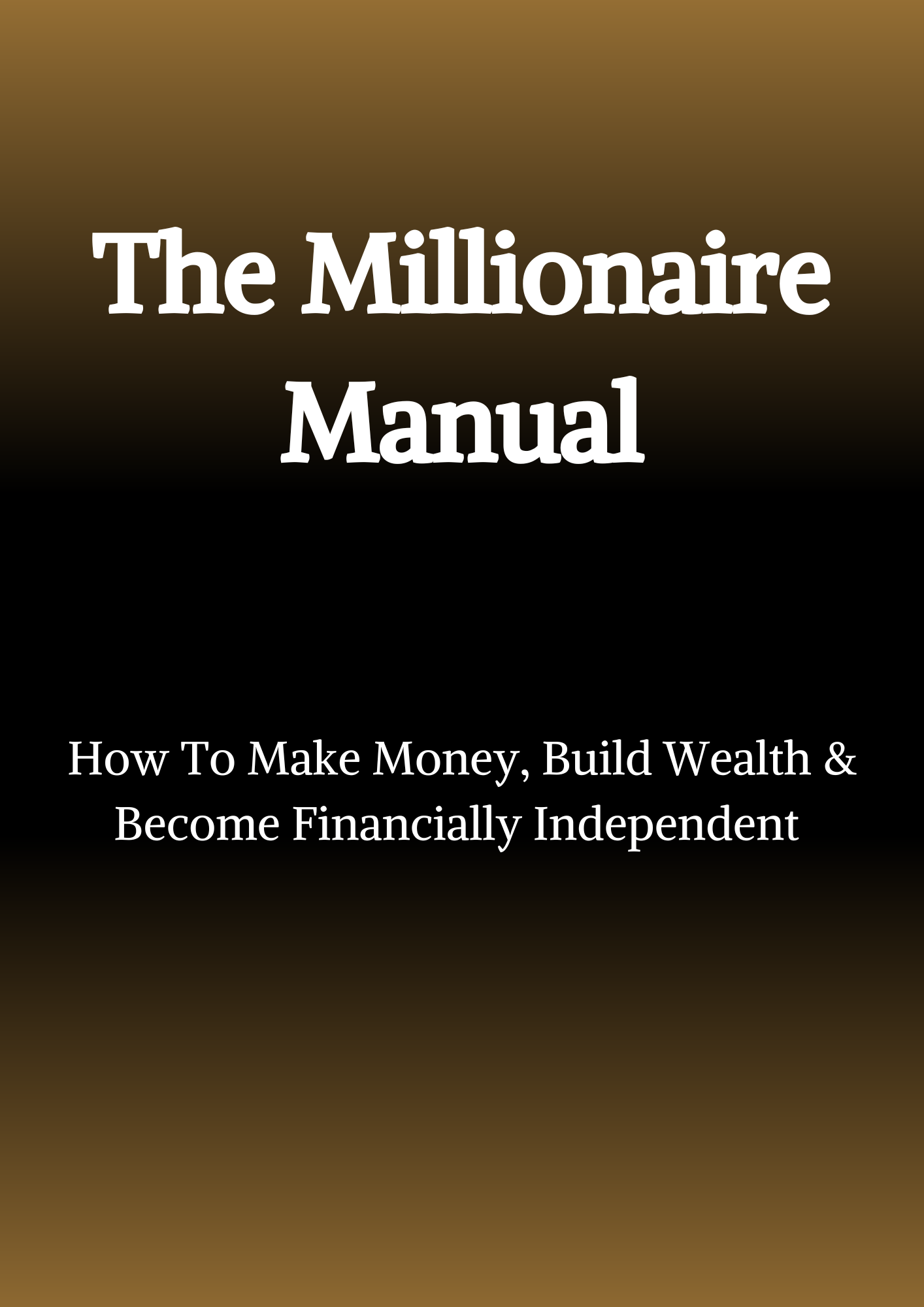 Millionaire Manual